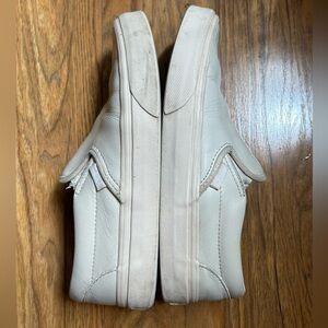 Vans | W8, M6.5 | Frappe | leather slip ons